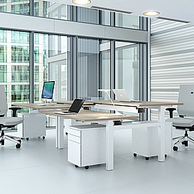 Elite Tall Under Desk Steel Mobile Pedestals - Office Storage