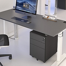 Elite Tall Under Desk Steel Mobile Pedestals - Office Storage