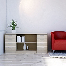 Elite Desk High Combination Storage Unit - Office Storage