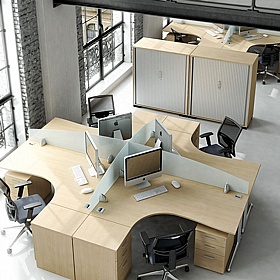 Elite Systems Storage Tambour Office Cupboards - Office Storage