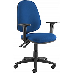 Kirby High Back 3-Lever Operator Chairs - Office Chairs