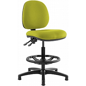 Kirby Medium Back Draughtsman Chair - Office Chairs