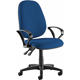 Kirby Jumbo Extra High Back 3-Lever Operator Chairs - Office Chairs