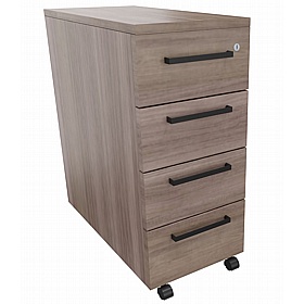 Elite Tall Narrow Under Desk Mobile Pedestals - Office Storage