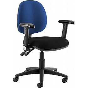 Kirby Duo Medium Back 2-Lever Operator Chairs - Office Chairs