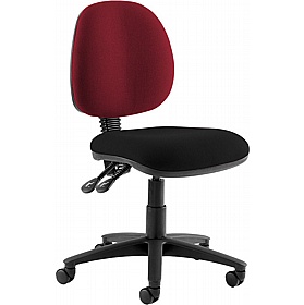Kirby Duo Medium Back 2-Lever Operator Chairs - Office Chairs