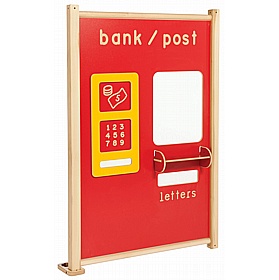 Toddler Role Play Bank and Post Office Panel