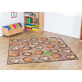 Natural World Woodland Double Sided Carpet - School Furniture