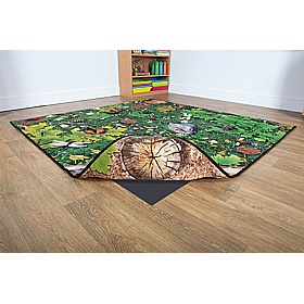 Natural World Woodland Double Sided Carpet - School Furniture