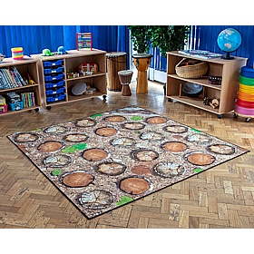 Natural World Woodland Double Sided Carpet - School Furniture