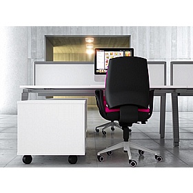Elite Low Mobile Under Desk CPU Holders - Office Storage