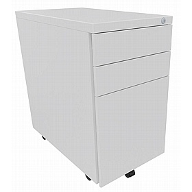Elite Tall Narrow Under Desk Steel Mobile Pedestals - Office Storage