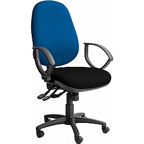 Kirby Duo Jumbo Heavy Duty 3-Lever Task Chairs - Office Chairs