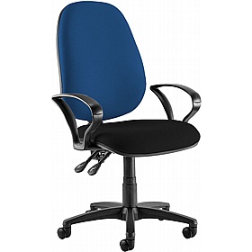 Kirby Duo Jumbo Extra High Back 2-Lever Operator Chairs