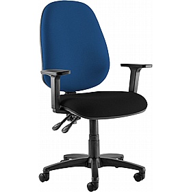 Kirby Duo Jumbo Extra High Back 2-Lever Operator Chairs - Office Chairs