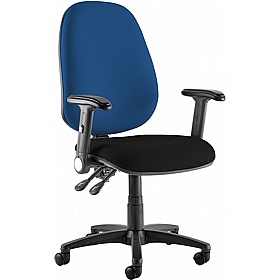 Kirby Duo Jumbo Extra High Back 3-Lever Operator Chairs - Office Chairs