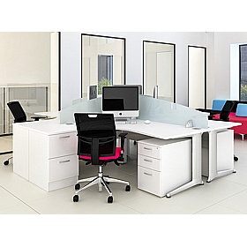 Elite Desk High Filing Cabinets - Office Storage