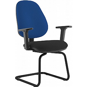 Kirby Duo High Back Visitor Chairs - Office Chairs