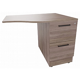 Elite Wave Desk High Extension Pedestal - Office Storage