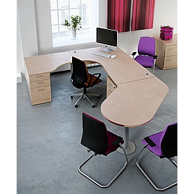 Elite Wave Desk High Extension Pedestal - Office Storage