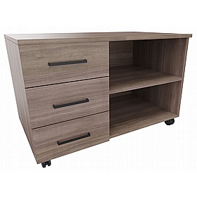 Elite Low Mobile Personal Storage Pedestals - Office Storage