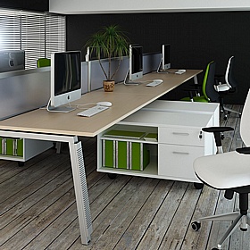 Elite Low Mobile Personal Storage Pedestals - Office Storage