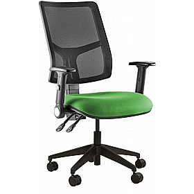 Grendon Deluxe 3-Lever Mesh Back Operator Chairs - Office Chairs