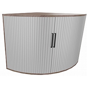 Elite Desk High Radial Tambour Cupboard