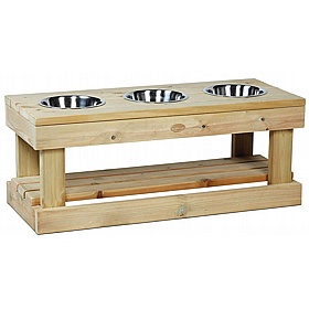 Adventure Tots Nursery Outdoor 3 Station Sensory Work Bench - School Furniture