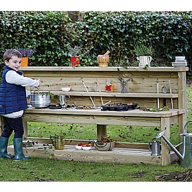 Adventure Tots Nursery Outdoor 5 Station Kitchen