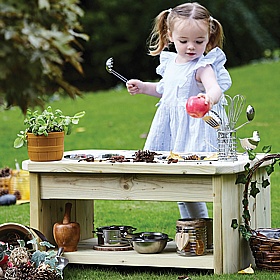 Adventure Tots Nursery Outdoor Under 2's 2 Station Kitchen