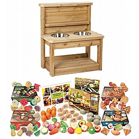 Adventure Tots Nursery Outdoor Mini Mud Bench - School Furniture