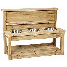 Adventure Tots Nursery Outdoor Multi Mud Bench - School Furniture