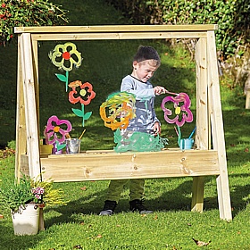 Adventure Tots Nursery Outdoor Large Double Sided Easel