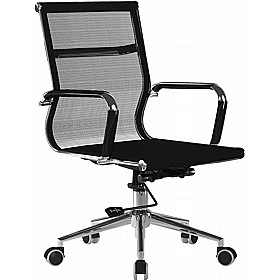 Aura Contemporary Medium Back Mesh Executive Office Chair