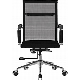 Aura Contemporary Medium Back Mesh Executive Office Chair - Office Chairs