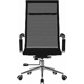 Aura Contemporary High Back Mesh Executive Office Chair - Office Chairs