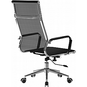 Aura Contemporary High Back Mesh Executive Office Chair - Office Chairs