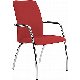Moulton High Back 4-Leg Meeting and Conference Chairs - Office Chairs