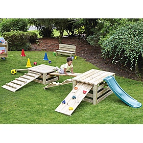 Adventure Tots Nursery Outdoor Adventure Climbing Bundle - School Furniture