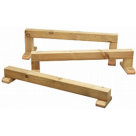 Adventure Tots Nursery Outdoor Balance Beam Bundle - School Furniture