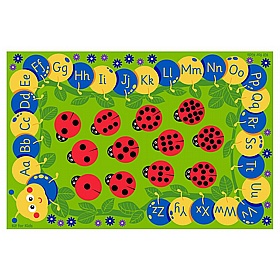 Back to Nature Chloe Caterpillar Numeracy & Literature Carpet - School Furniture