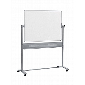 Nobo Value Mobile Non-Magnetic Swivel Whiteboards - Display Equipment
