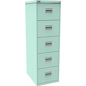 Silverline 5 Drawer Metal Filing Cabinet - Office Storage