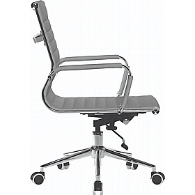 Aura Contemporary Medium Back Fabric Executive Office Chairs - Office Chairs