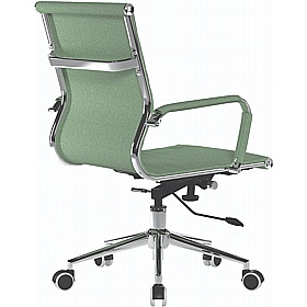 Aura Contemporary Medium Back Fabric Executive Office Chairs - Office Chairs