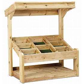 Adventure Tots Nursery Outdoor Role Play Market Stall - School Furniture