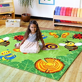 Back to Nature Bug Corner Placement Carpet