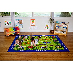 Back to Nature Mini Beasts Carpet - School Furniture