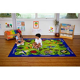 Back to Nature Mini Beasts Carpet - School Furniture